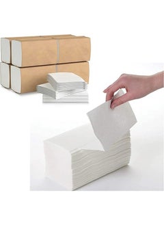 We Happy Best Quality Interfold Tissue Papers Washroom Disposable Hand Towel 9000 PCs Best to use in House, Offices, Hospitals or in Cars 150 Pcs X 60 Boxes  - Image 3