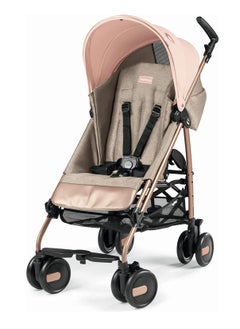 Peg Perego Pliko Mini Mon Amour Lighweight Stroller-Pink  - Image 1