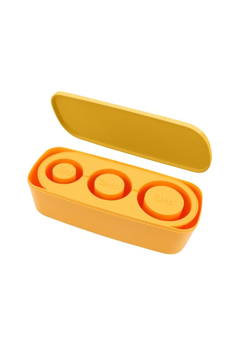 الأزرق جي دبليو صينية مكعبات ثلج للأكواب صانعة مكعبات ثلج سيليكون مع غطاء لكوب 30-40 أوقية لتبريد الويسكي والمشروبات والقهوة سهلة التعبئة والتحرير صانعة ثلج خالية من مادة BPA - Image 2