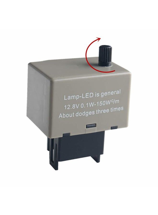 DEWHEL 8-Pin 81980-50030 066500-4650 Speed Adjustable Electronic LED Flasher Assy Relay Fix For Lexus Scion or Toyota LED Turn Signal Light Bulbs - Image 1