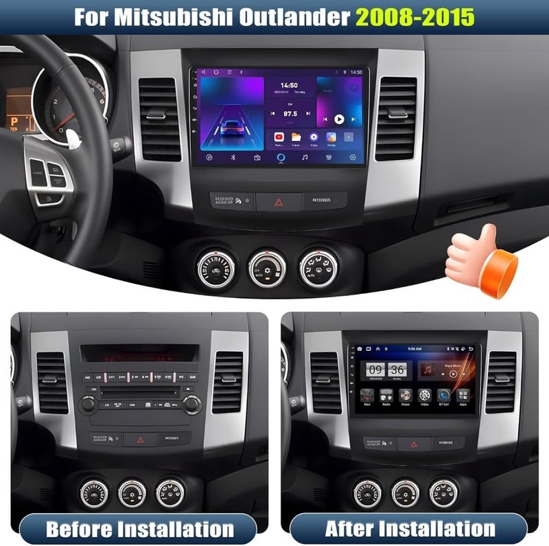 VIEREX Android Car Stereo for Mitsubishi Outlander 2008-2015 - Image 2