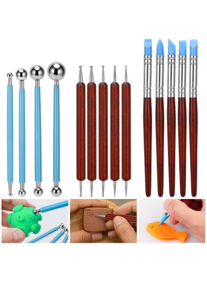 Blisstime 42Pcs Pottery Tools, Clay Tools, Sculpting Tools, Pottery Kit, Air Dry Clay Tools, Pottery Clay Kit For Pottery Wheel, Diy Arts And Crafts - Image 3