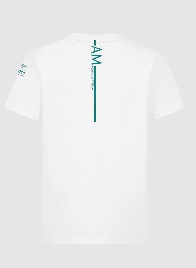 أستون مارتن تيشيرت AMF1 FW للأطفال برسومات - Image 2