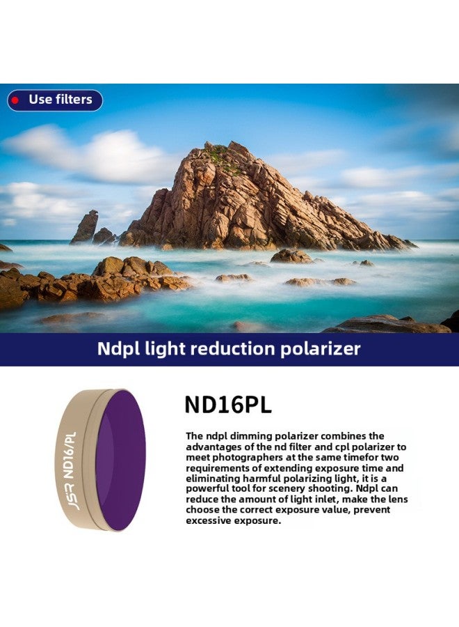 JUNESTAR Motion Camera For DJI Osmo Action1 Generation Filter Decimation Lens-Color:LG-ND16.PL(3652.08) - Image 1