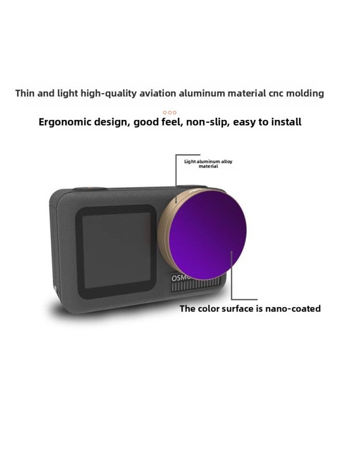 JUNESTAR Motion Camera For DJI Osmo Action1 Generation Filter Decimation Lens-Color:LG-ND16.PL(3652.08) - Image 5