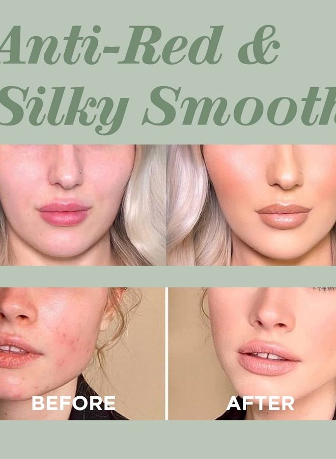 Touch in Sol برايمر تصحيح الاحمرار من توتش إن سول 1.01 أونصة سائلة - قاعدة مكياج خضراء لتقليل المسام - تصحيح اللون قبل الأساس - تقليل الوردية والاحمرار - قاعدة برايمر بدون عيوب للمسام - Image 5