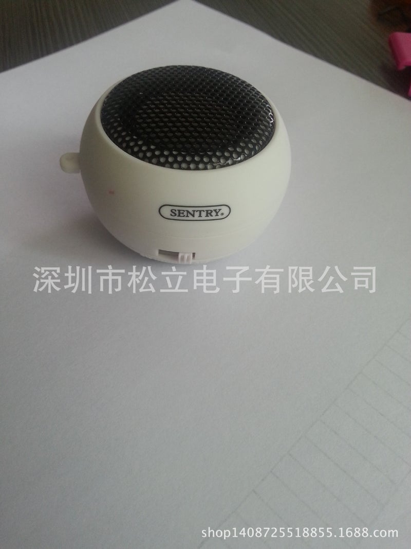 E-Commerce Mini Retractable Iron Mesh Dc3.5 Audio Interface Usb Charging Burger Audio - Image 1