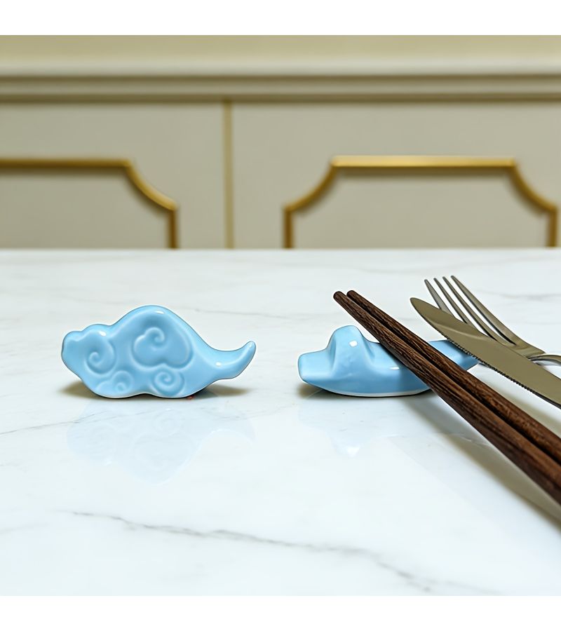 Ceramic Chopstick Holders Set of 2 for Asian Table Decor - Image 5