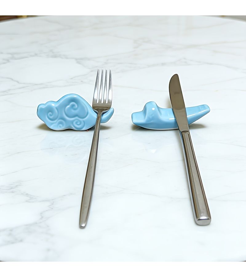 Ceramic Chopstick Holders Set of 2 for Asian Table Decor - Image 1