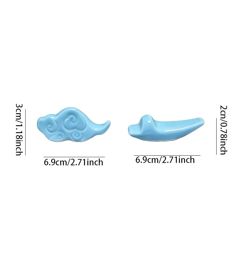 Ceramic Chopstick Holders Set of 2 for Asian Table Decor - Image 3