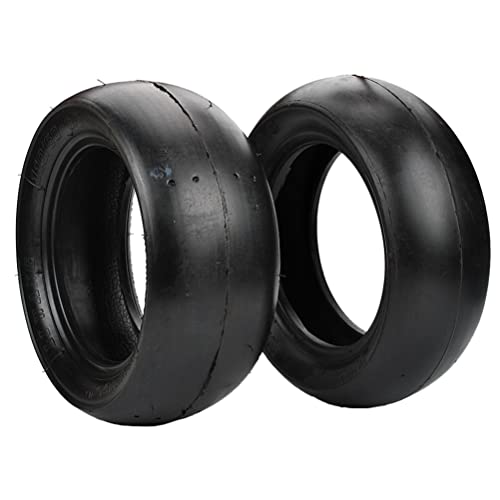 YLQYYH Pocket bike Front 90/65-6.5 rear 110/50-6.5 Smooth Tires Tire Suitable for 2 stroke Front and Rear Tire Accessories of Rocket motor scooter Mini Motorcycle (Front 90/65-6.5) - Image 1
