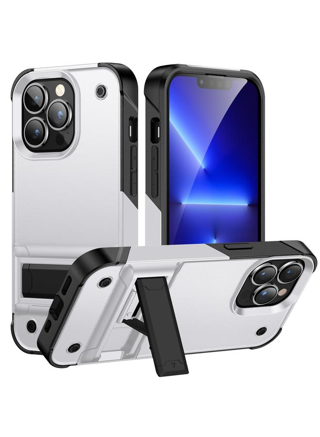 The Bros PC + TPU Shockproof Phone Case with Holder For iPhone 14 Pro