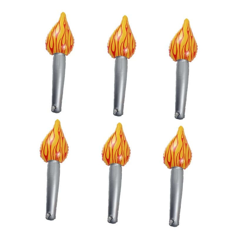 6Pcs Inflatable Flame Torch Decorations For Party Stage Performance And Sports Events - Image 2