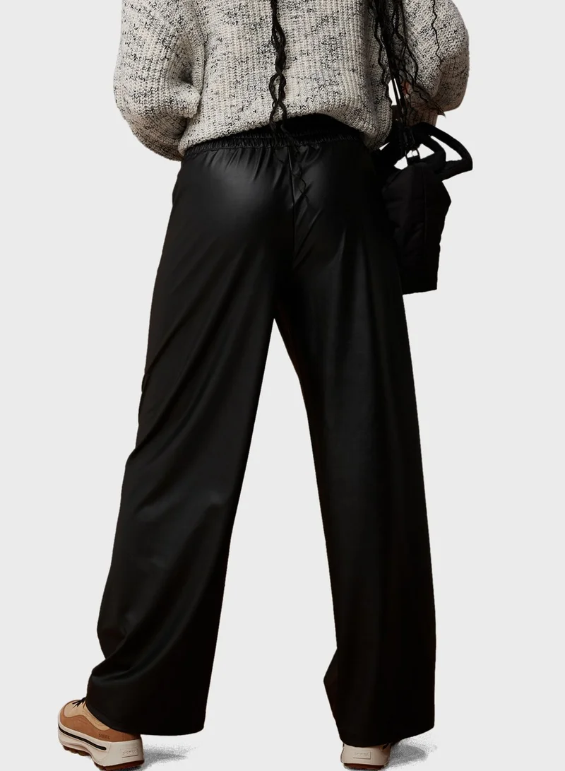 Aerie Wide Leg High Waist Pants