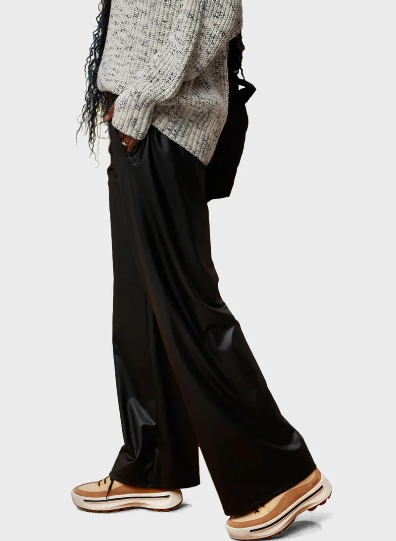 Aerie Wide Leg High Waist Pants