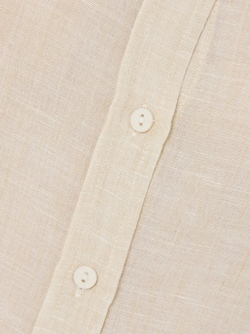 HICCUP Buttoned Long Sleeve Relaxed Shirt