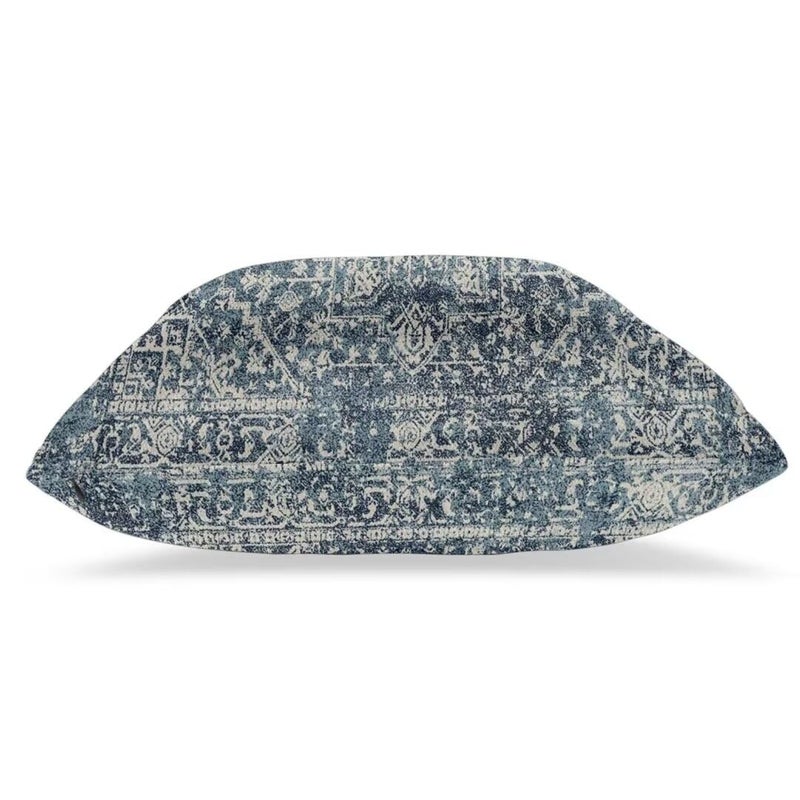 Sunshineyan Navy Blue Boho Pillow Covers 24x24 Set of 2  Carpet Pattern Outdoor Decorative Throw Pillows Ethnic Rustic Farmhouse Cushion Cases Linen Gifts for Couch Sofa Decor - Image 3