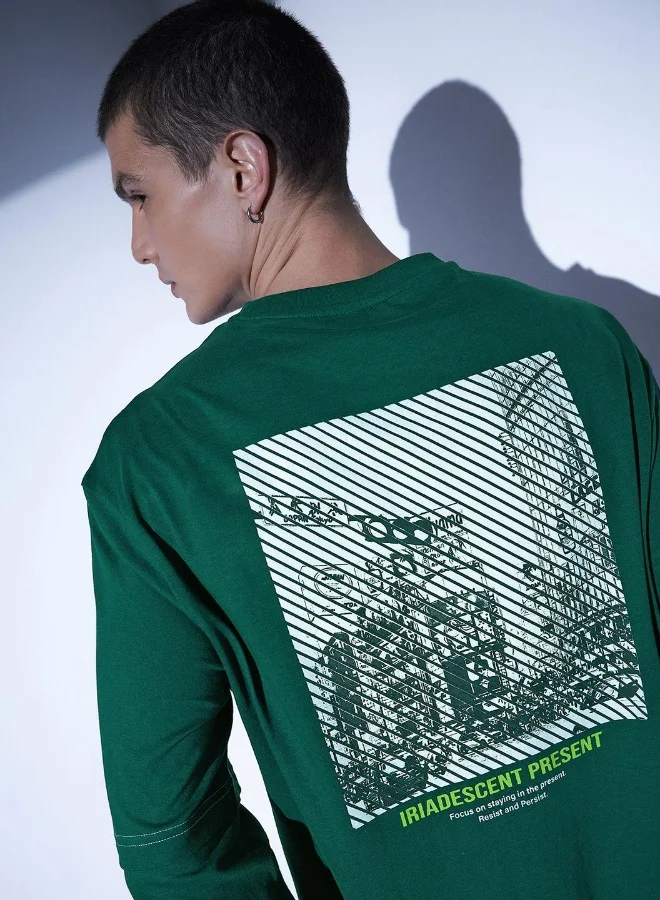 Hubberholme Men's Forest Green T-shirts - Stylish and Comfortable Fit