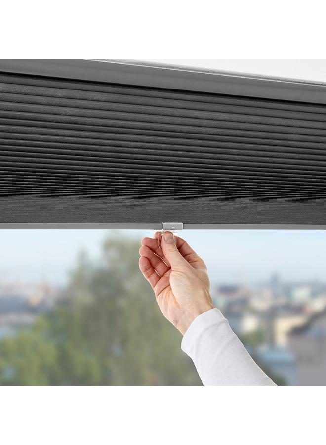 Zaboon Room darkening cellular blind, grey, 140x155 cm - Image 3