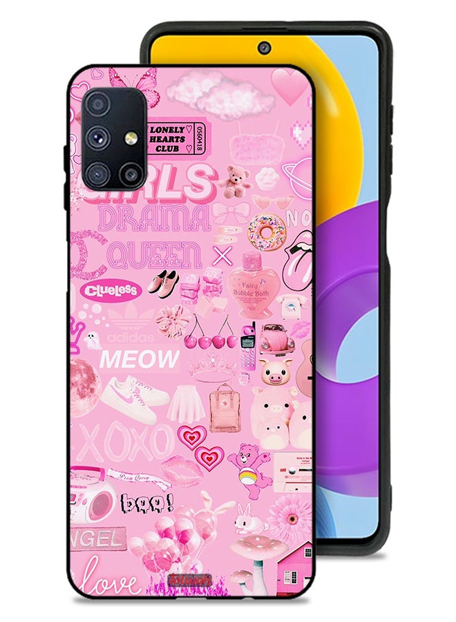 Tolwak Samsung Galaxy M51 Protective Case Cover Girls Drama Queen - Image 1