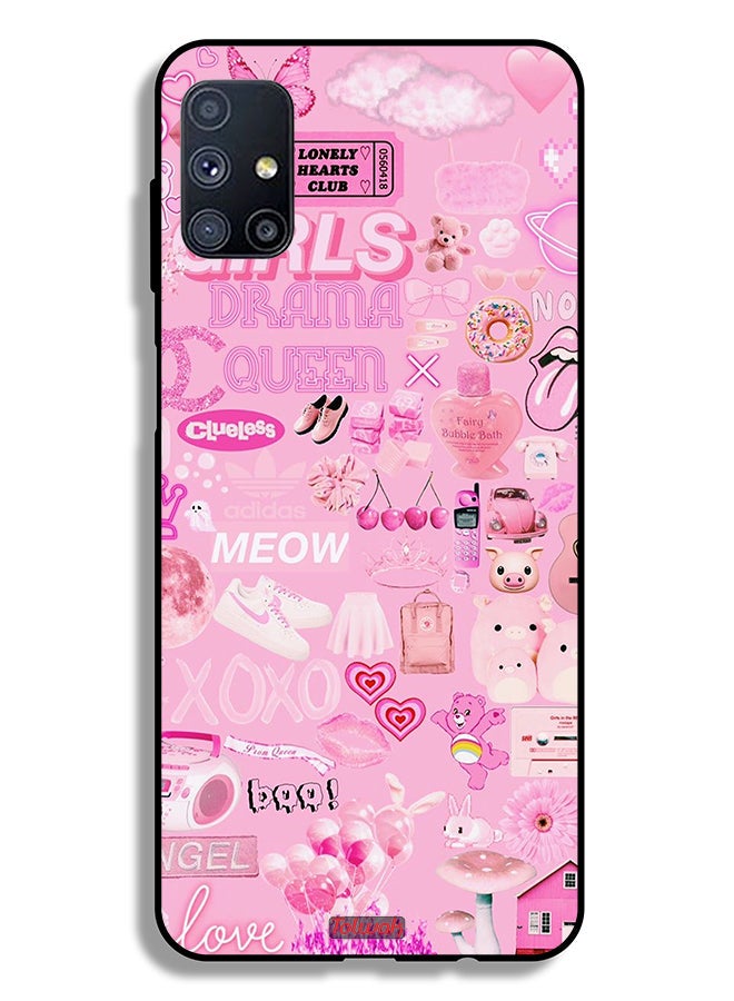 Tolwak Samsung Galaxy M51 Protective Case Cover Girls Drama Queen - Image 2