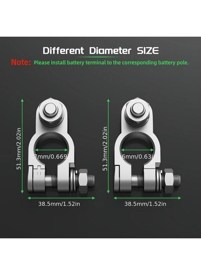 Heavy Duty Pure Copper Battery Clamps for Cars Solar Systems and Off Grid Installations - Image 3
