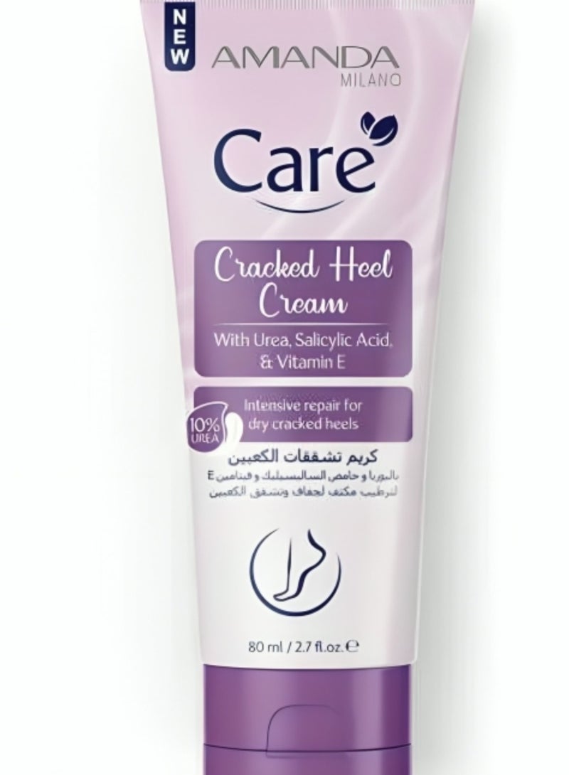 Amanda Milano Amanda Milano Cracked Heel Cream With Urea Salicylic Acid & Vitamin E 80 Ml 