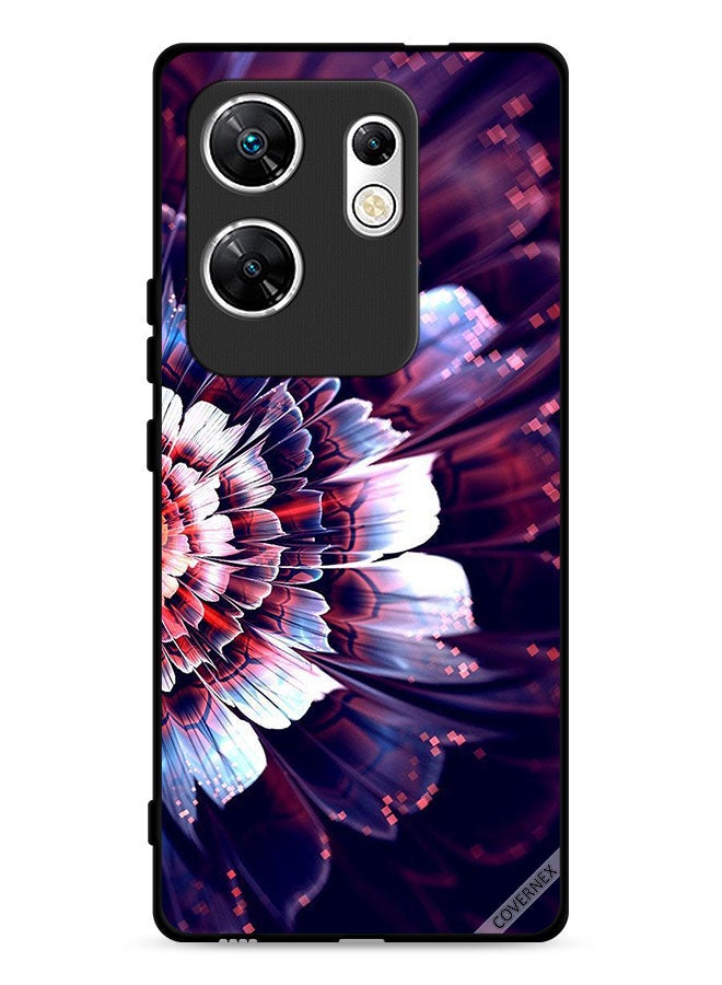 Covernex Infinix Zero 30 4G Protective Case Cover Reflected Big Flower On Left Side  - Image 1