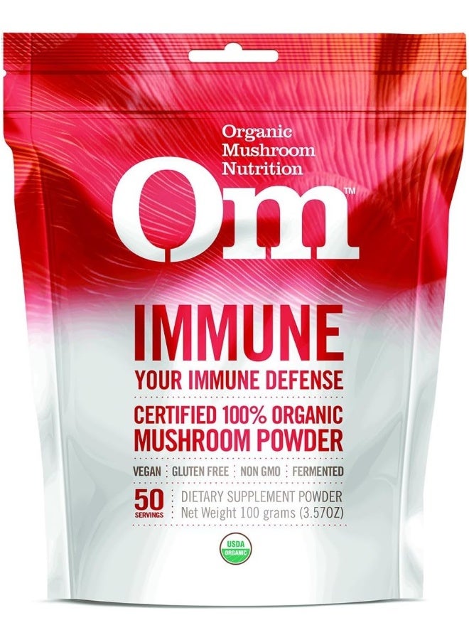 OM IMMUNE ORGANIC MUSHROOM POWDER 100G - Image 1