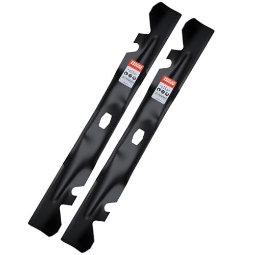 Grasscool 742-05510-X 742p05510 Mower Blades for Cub Cadet Enduro 46 inch Zero Turn Lawn Tractor with S-Shaped Hole XT1-LT46 XT1-46 Troy Bilt 46" Zero Turn Mower Replace for 742P05510-X 490-110-C203 - Image 1