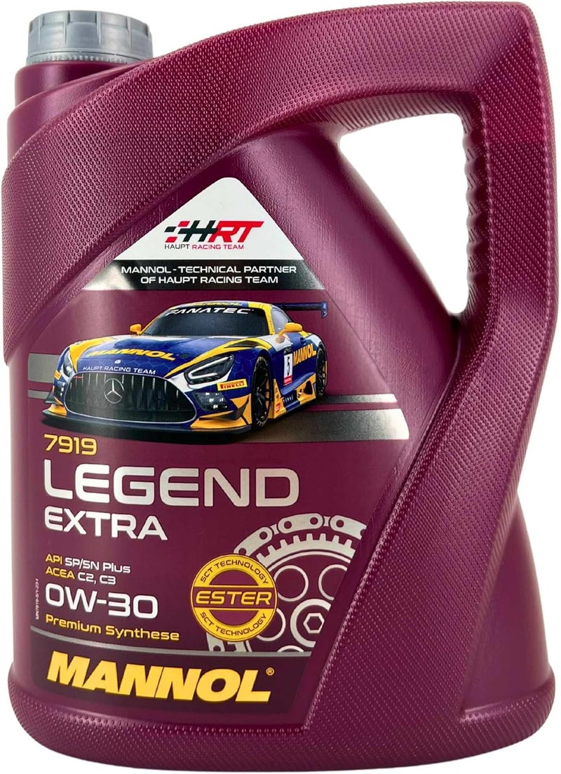 MANNOL Legend Extra 0W-30 Synthetic Engine Oil - 4 LTR - Image 1
