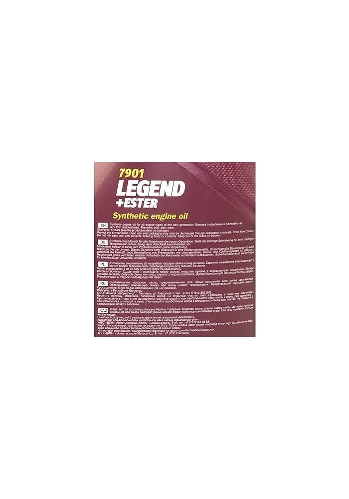 MANNOL Legend Extra 0W-30 Synthetic Engine Oil - 4 LTR - Image 3