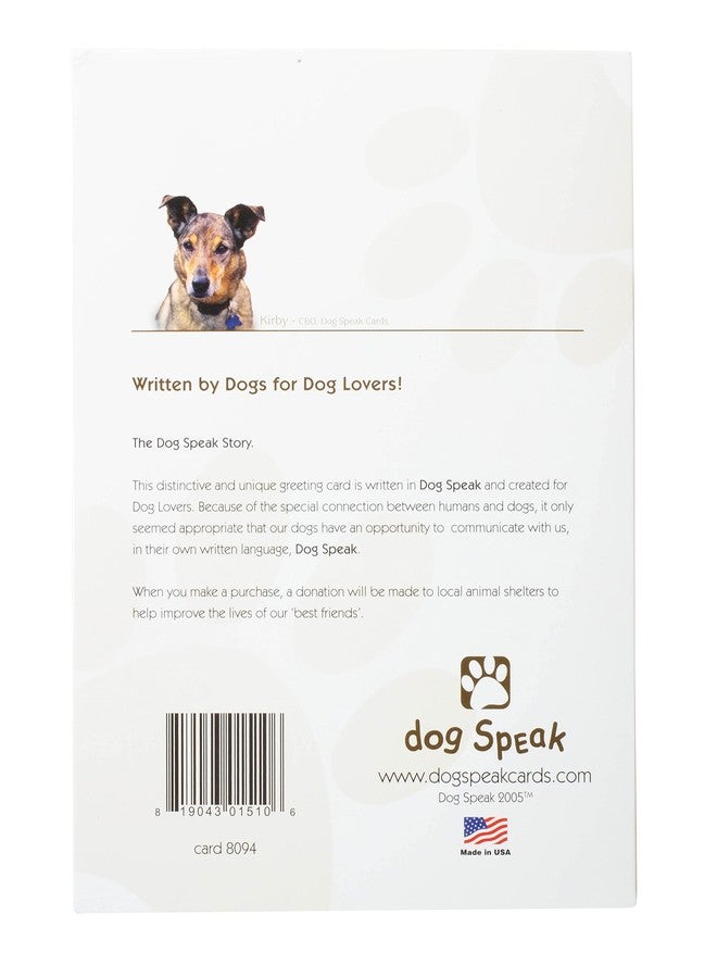 Dog Speak Pet Sympathy Card - “If There Ever Comes a Day...” - Memorial Card with Purple Floral Pawprint Design and Envelope - 4.75" x 6.75" - Image 4