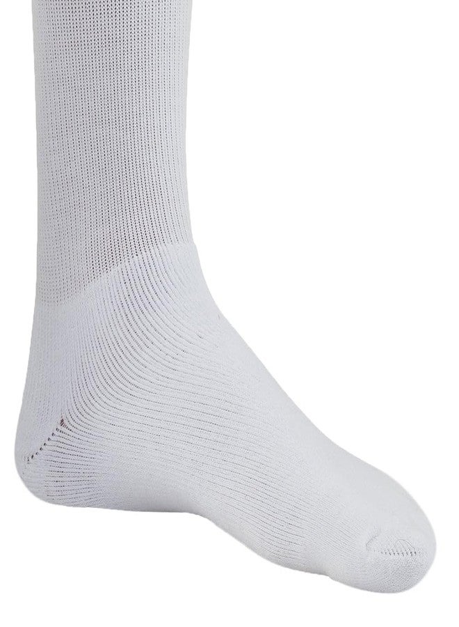 Ames Walker AW 130 Coolmax Crew Socks 20-30 mmHg White L - Image 2