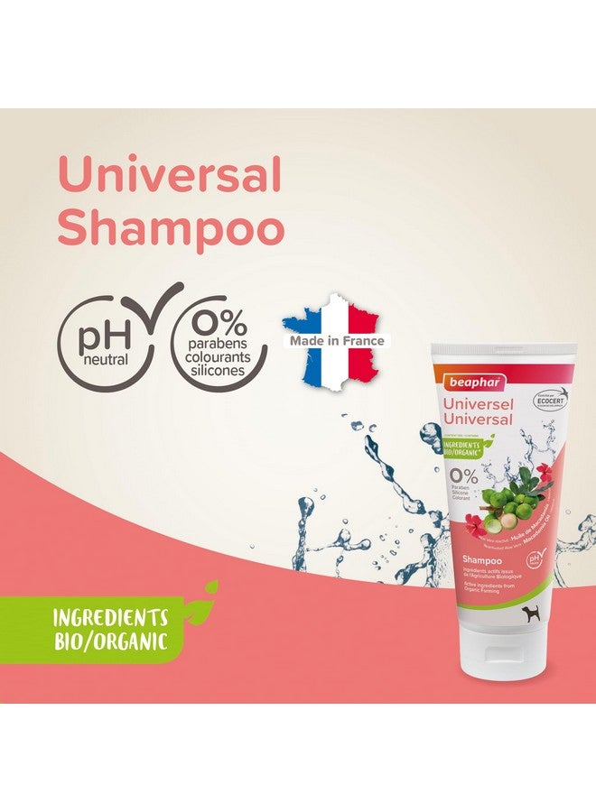 بيفار BEAPHAR - شامبو عالمي معتمد من ECOCERT لجميع أنواع شعر الكلاب - يحتوي على الصبار وزيت المكاديميا وأزهار الكركديه العضوية - درجة حموضة محايدة - جاهز للاستخدام - 200 مل - صنع في فرنسا مستحضرات تجميل بيطرية - Image 4