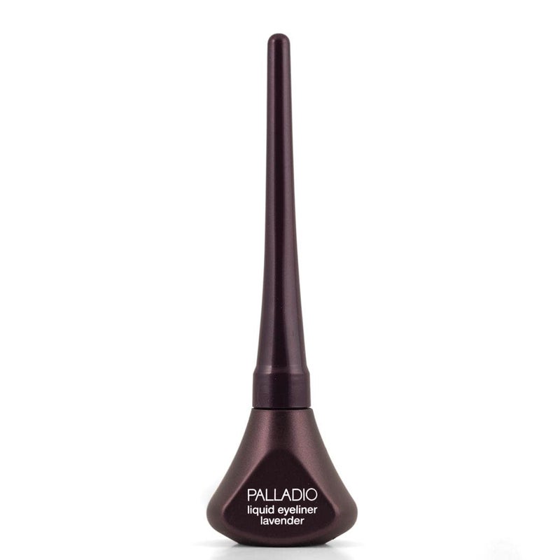 Palladio Liquid Eyeliner Highly Pigmented and Waterproof Eyeliner For Intense Eye Definition Smearproof Eyeliner Liquid Includes Easy Grip Wand and Felt Tip Eyeliner Applicator Lavender