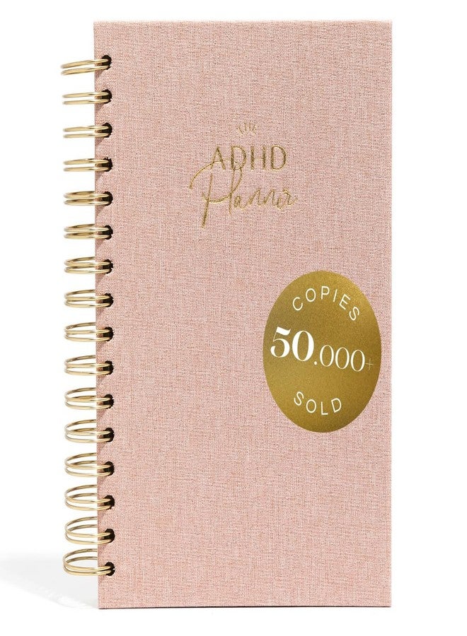 epic self The ADHD Planner - Undated Daily Weekly Schedule Organizer Journal for Disorganized People - Habit Tracker Record Emotions & Mood - Academic Goals - Structure & Focus for Adults Brains (Spiral) - Image 1