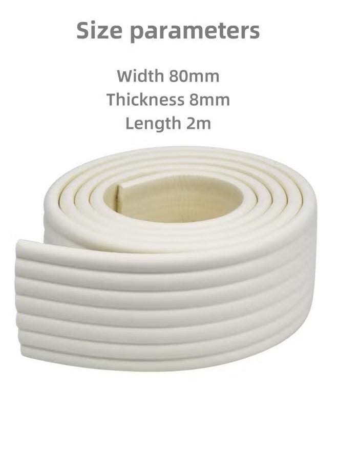 Generic - Foam Safety Strips, Baby Safety Corner Protector,Anti-Collision Corner Protection Strips, Child Anti-Collision Strips, Table Corner Protection Strips, Self-Adhesive Edge Protection Strips, Multifunctional Edge&Corner Guard Coverage Straps,Suitable For Tables,Furniture,Cabinets,Etc. - Image 1