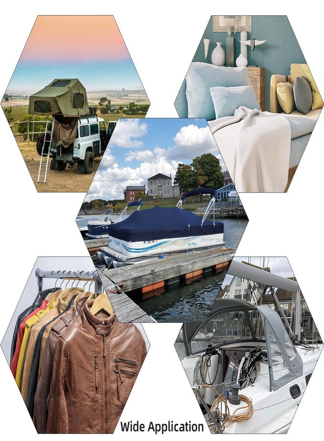 Rexhubro Canvas Snap Kit, Stainless Steel Snaps Marine Grade Snaps for Boat Cover - Snap Kit for Boat Cover 3/8" Socket Metal Snaps Fasteners for Clothing Leather Fabric Canvas150 PCS - Image 5