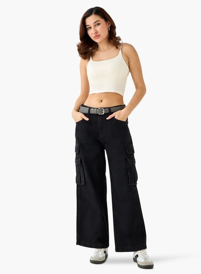Splash FAV Cargo Pocket Jeans Cotton