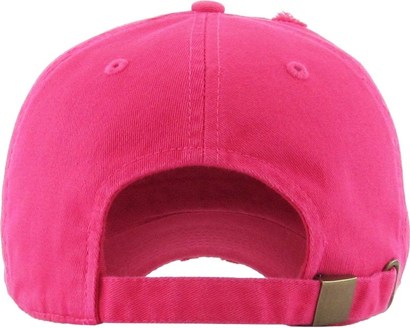 KBETHOS Vintage Washed Distressed Cotton Dad Hat Baseball Cap Adjustable Polo Trucker Unisex Style Headwear - Image 3