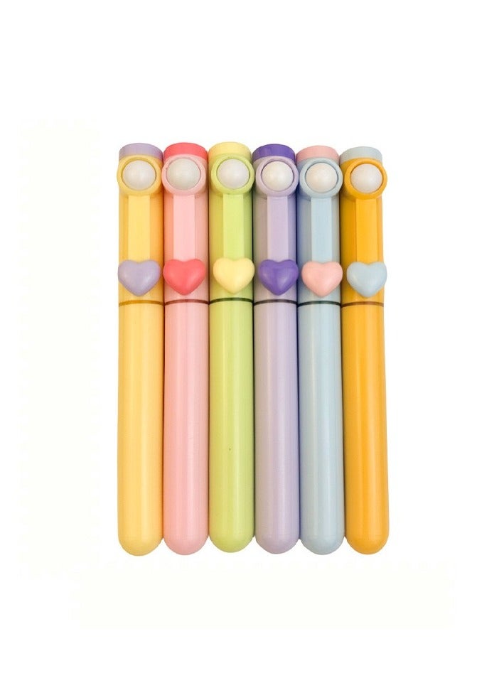 Generic 6pcs cute candy color highlighter fluorescent marker pen  - Image 1