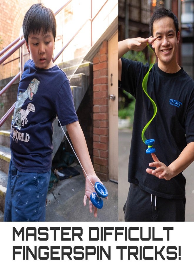 Cheatcode Yoyo by Brandon Vu | Master Fingerspin Tricks | A Responsive & Unresponsive Yo-yo for Kids, Teens & Adults | Great Yo Yo For Beginners | Extra Professional Ball Bearing Kit Included | Offset - Image 3