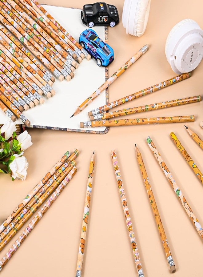 Ulema 200Pcs Cute Capybara Pencils Party Favors Supplies Return Gifts Kawaii Birthday Gifts Party Goodie Bag Stuffers Pinata Filler Supplies Classroom Rewards. - Image 5