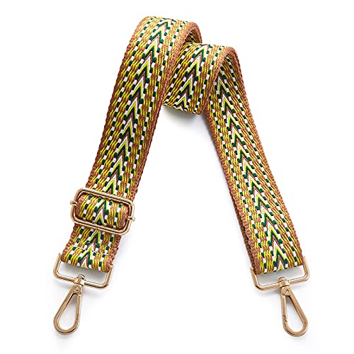 S-Jacorry Purse Strap Replacement Crossbody Wide Shoulder Strap Adjustable Canvas Straps Handbag Strap Replacement Belts - Image 1