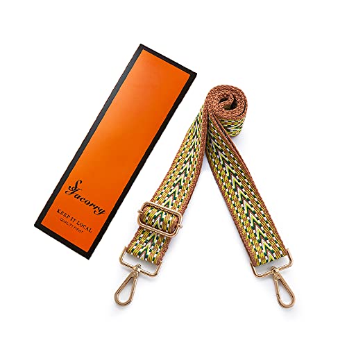S-Jacorry Purse Strap Replacement Crossbody Wide Shoulder Strap Adjustable Canvas Straps Handbag Strap Replacement Belts - Image 4