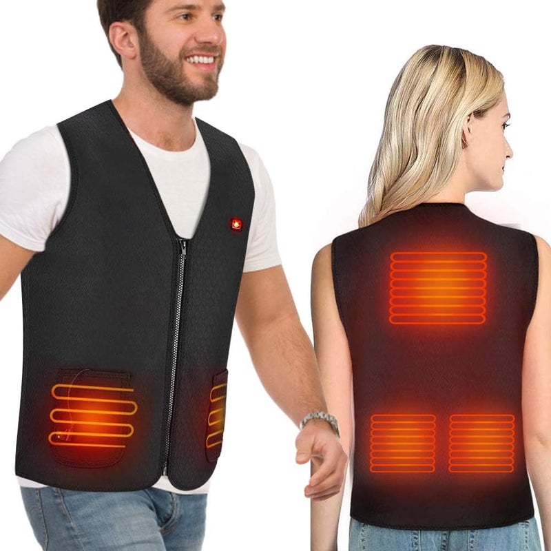 klarako Heated Vest Electric Heated Jacket for Women and Men, USB Charging Heated Clothing - Image 1