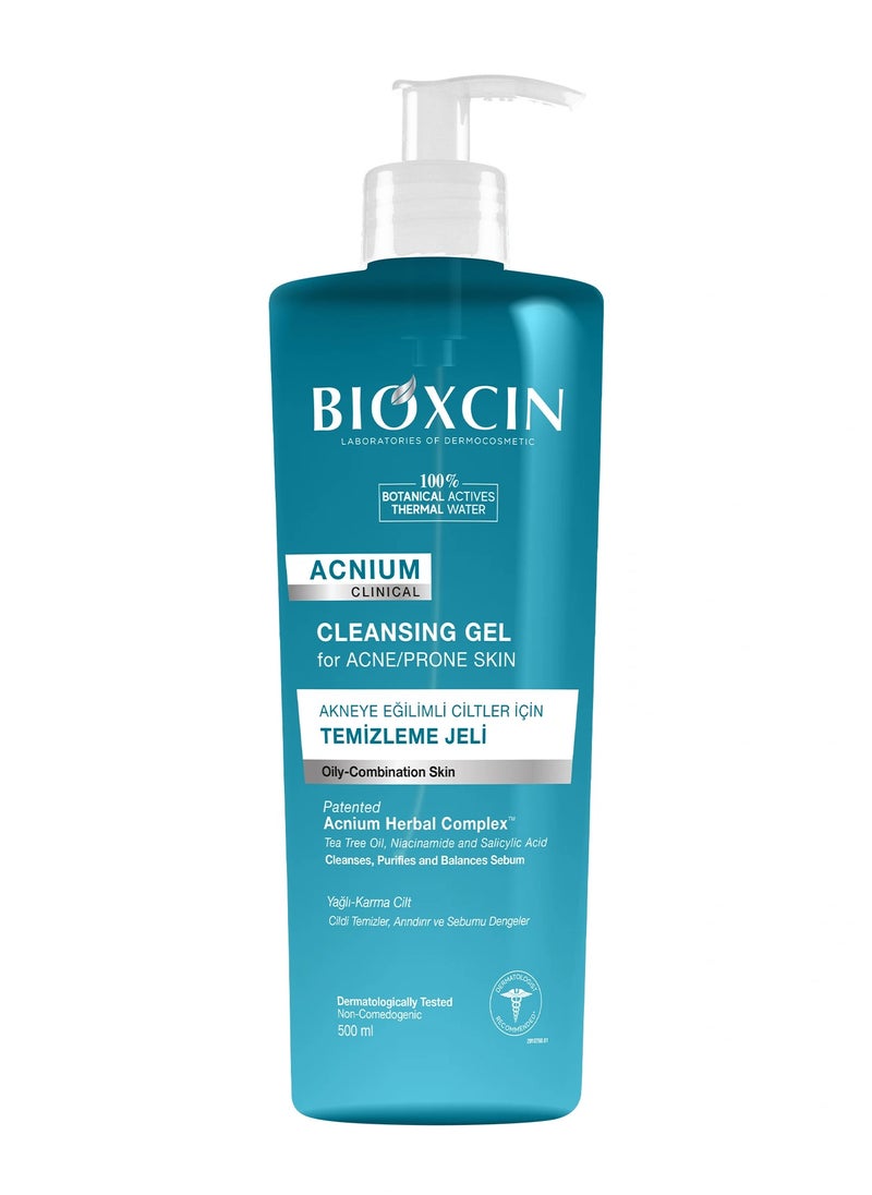 BIOXCIN ACNIUM SEBUM REGULATING CLEANSING GEL 500 ML 