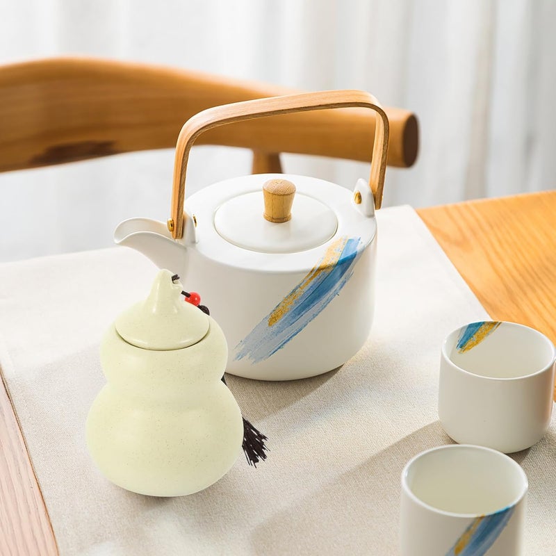 Fault optimized construction Ceramic Tea Storage Canister Gourd Shaped Loose Tea Jar 55g Sealed Beige for Kitchen Pantry Multi-use upgraded craftsmanship Durable versatile substance Smooth joint Well-engineered versatile build Carefully engineered build Must-have for every family Super practical Long use oriented quality Seasonal & permanent compatible Buying recommendation Latest available item Quick use-switch compatible build All environment compatible Stain resistant New residential zone delivery Lightweight & portable Cost effective global grade quality All season compatible build Cross product combo compatible Classic design alternatives Multi-market varied design options User tested optimized build All usage compatible Low maintenance - Image 5