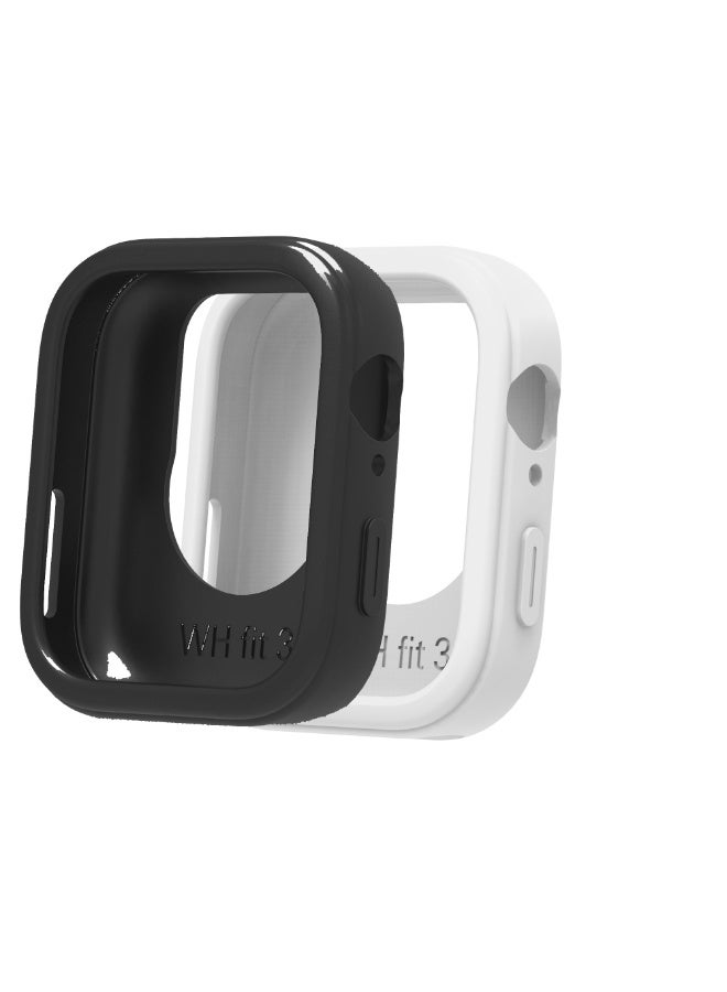 s Soft Silicone Protector Cover Case for Huawei Watch Fit 3, Lightweight Shock-Proof Protector Case, Soft TPU Silica gel All-Around Cover Protective Cases - Image 1